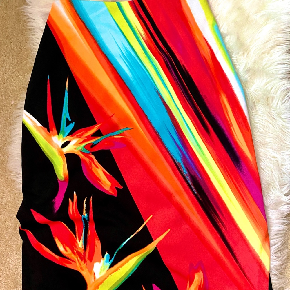 Worthington brand Plus Size Vibrant Skater Skirt